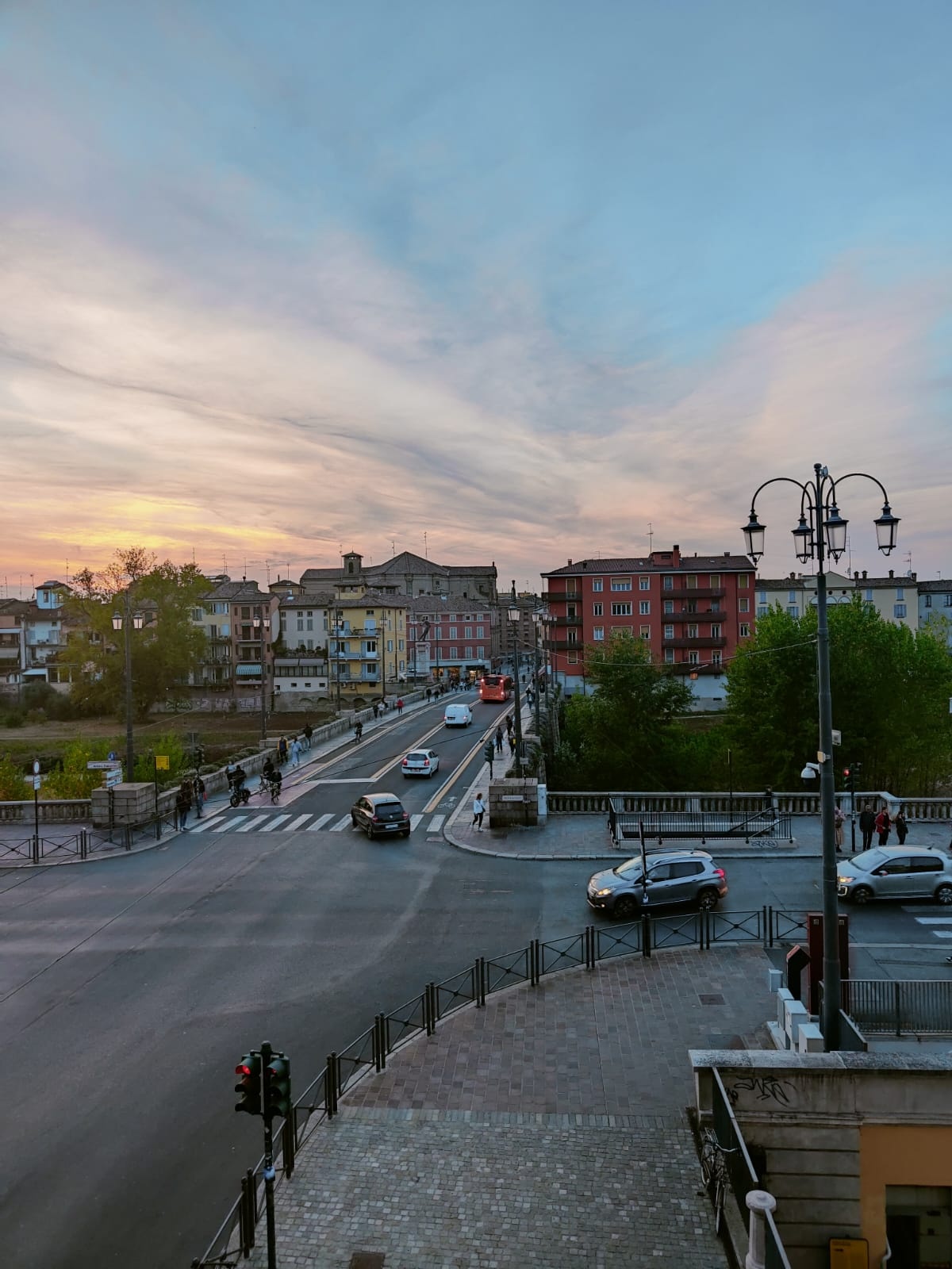 Vista su Parma dallo studio